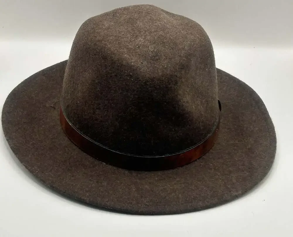 Orvis Wool Felt Fedora Hat with Leather Band